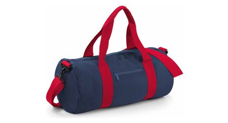 Bag base sac de voyage toile 20 l varsity barrel bag bg140 bleu marine et rouge