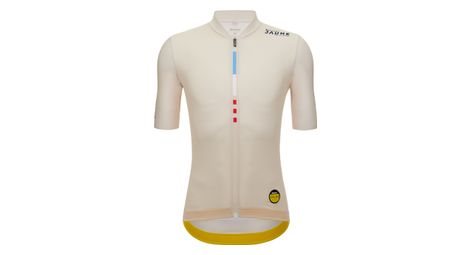 santini mont ventoux beige short sleeved jersey