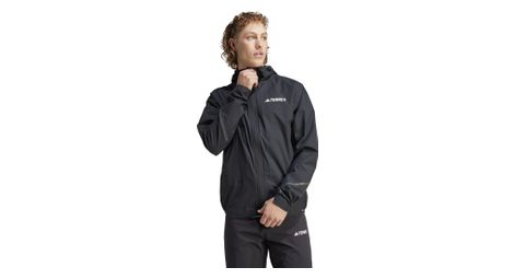 Chaqueta impermeable adidas terrex xperior light rain.rdy negra hombre