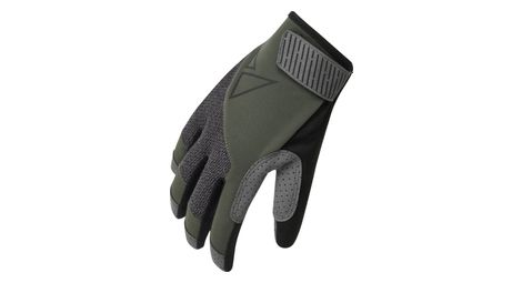 Gants longs unisexe altura esker vert olive noir
