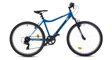 Velo vtt enfant nogan gravel go suspension 26 pouces ocean blue