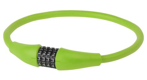 M-wave câble de verrouillage de code silicone 900*12mm vert