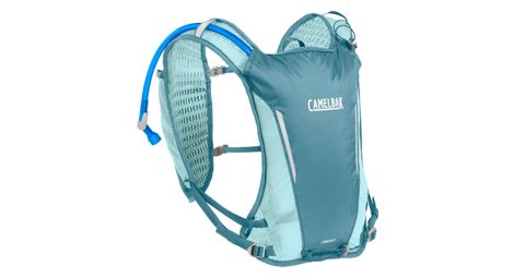 Gilet per idratazione camelbak circuit 7l da donna con tasca per l'acqua da 1,5l blu