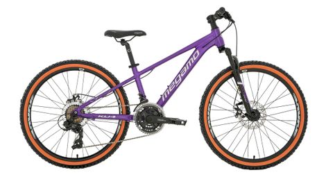 Bicicleta de montaña semirrígida para niños Megamo KU4 Shimano 7V 24" morada 2027