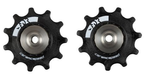 Paire de Galets Ceramicspeed Alpha pour Shimano R9150 Noir