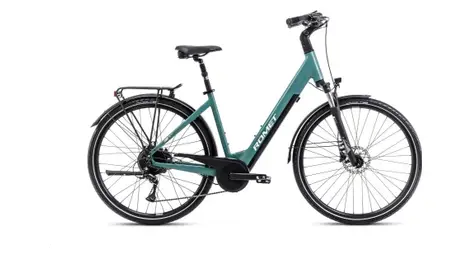 Vélo trekking electrique 28  - romet - e-modeco urb 1.0 504 - turquoise