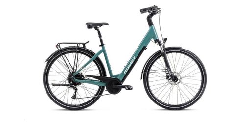 Vélo trekking électrique 28  - romet - e-modeco urb 1.0 504 - turquoise