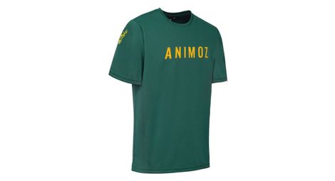 Maillot manches courtes animoz raw vert homme