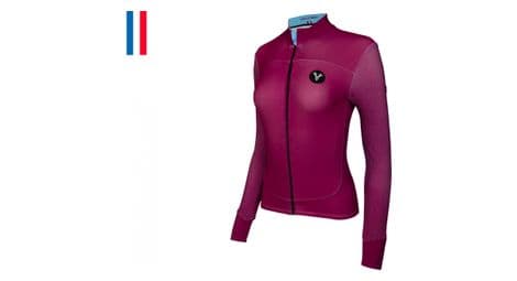 Maillot manches longues lebram soulor fuschia femme 