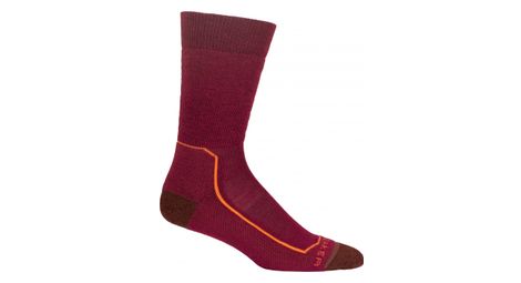 Chaussettes femme icebreaker hike medium crew rouge
