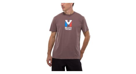 Camiseta Millet Chamonix Trilogy marrón para hombre