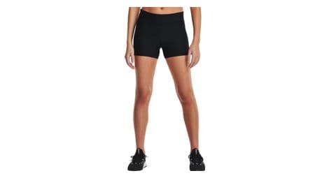 Hoch geschnittene shorts für frauen von under armour heatgear armour schwarz