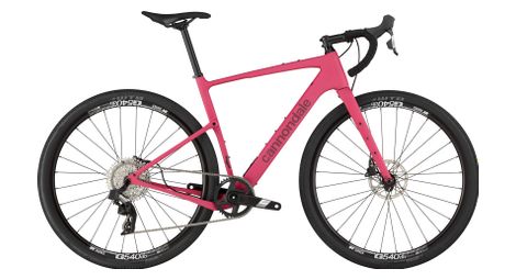 Gravel bike cannondale topstone carbon sram apex xplr etap axs 12v 700 mm rose orchid xl / 182-203 cm