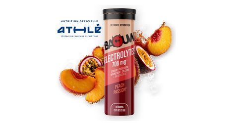baouw peach passion electrolyte drink 10 tablets