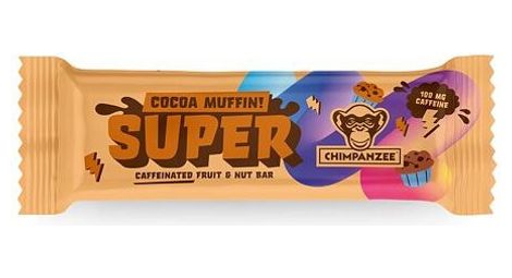 Barre énergétique chimpanzee super caféine muffin cacao 55g