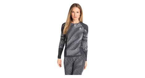 Odlo Blackcomb Eco Langarmshirt Schwarz / Grau