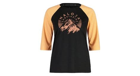 Maillot femme maloja himbeerem. moonless multi noir / orange