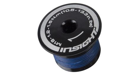 Vis d'axe de pedalier insight noir