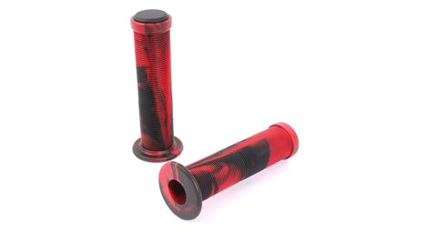 Poignees BMX acme 2tone noir rouge 130mm KHEbikes