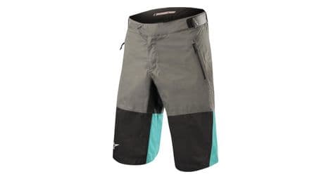 Pantalones cortos alpinestars tahoe wp gris oscuro / negro cerámico 28 us