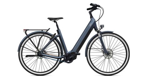 Vélo de ville électrique o2 feel iswan city boost 7.1 univ shimano nexus inter 5-e 5v 540 wh 28 gris anthracite