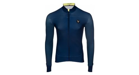 Maillot manches longues lebram soulor bleu coupe ajustee