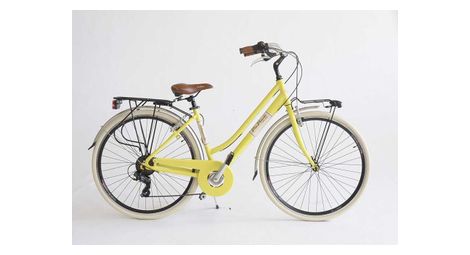 Velo via veneto 605a 28  6v. femme 46 jaune