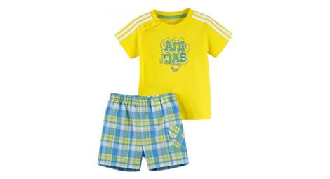 Ensemble jaune bebe garcon adidas
