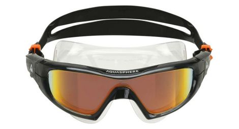 Lunettes aquasphere vista pro noir orange titanium miroir