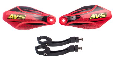 Avs kit deco hand guard red black