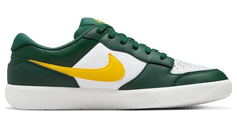Chaussures nike sb force 58 vert blanc