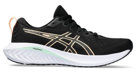 Zapatillas de running asics gel excite 10 para mujer coral negro