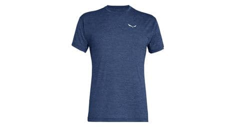 T-shirt salewa puez melange dry bleu