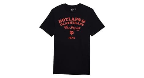 Camiseta de manga corta fox hotlaps negra