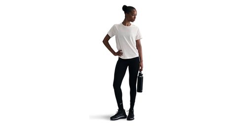Maillot de manga corta nike dri-fit trail blanco para mujer