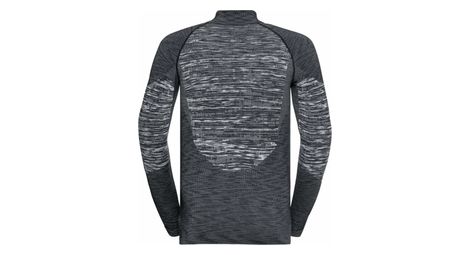 Langarm 1 2 Zip Trikot Women Blackcomb Eco Schwarz Grau