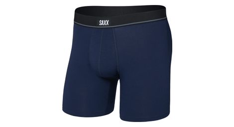 Boxer Saxx Essential Cotton Brief Fly Bleu Homme