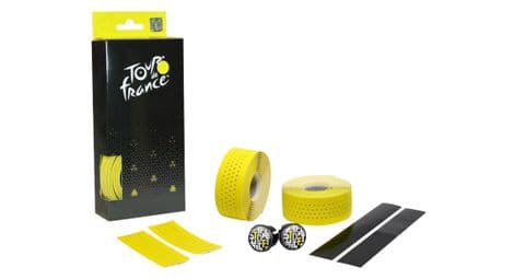 Ruban de guidon tour de france confort jaune perforee