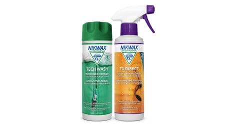 Lessive tech wash 300ml et imperméabilisant tx.direct 300ml spray-on