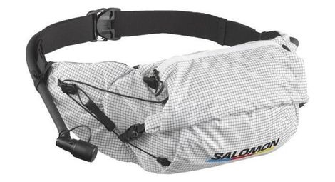Ceinture d hydratation unisexe salomon cross season belt race flag blanc