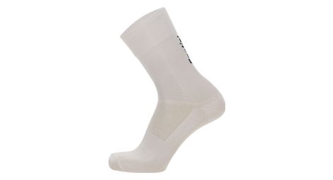Chaussettes unisexe santini x lidl trek blanc