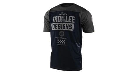 Maillot de manga corta troy lee designs skyline azul / oliva