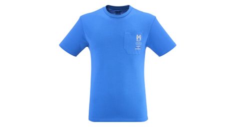Millet compagnie des guides chamonix camiseta de bolsillo azul hombre