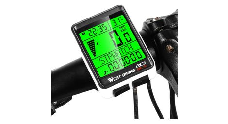 Compteur de vélo sans fil pour vtt et route, écran rétroéclairé étanche