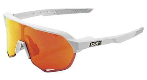 Gafas 100% - s2 - soft tact off white - lentes de espejo multicapa hiper red