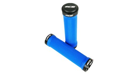 Impugnatura ice grips diamond lock-on blue/black