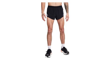 Pantalón corto nike aeroswift 2in split negro hombre
