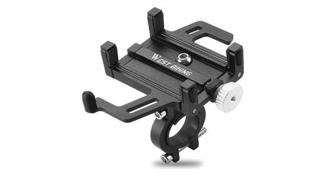 Support de téléphone de guidon de vélo en alliage d'aluminium