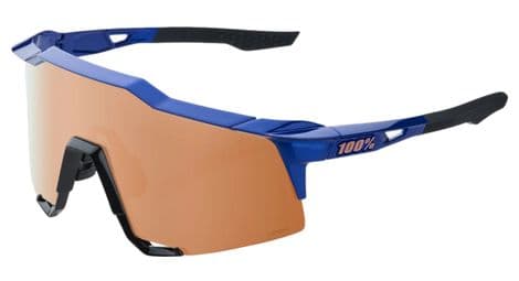 100% gafas speedcraft azul cobalto brillante - cobre espejo