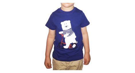 T shirt enfant lb teddy bleu